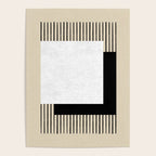 Square black and white Stripes Poster Gallery Image 4