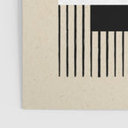 Square black and white Stripes Poster Gallery Image 3