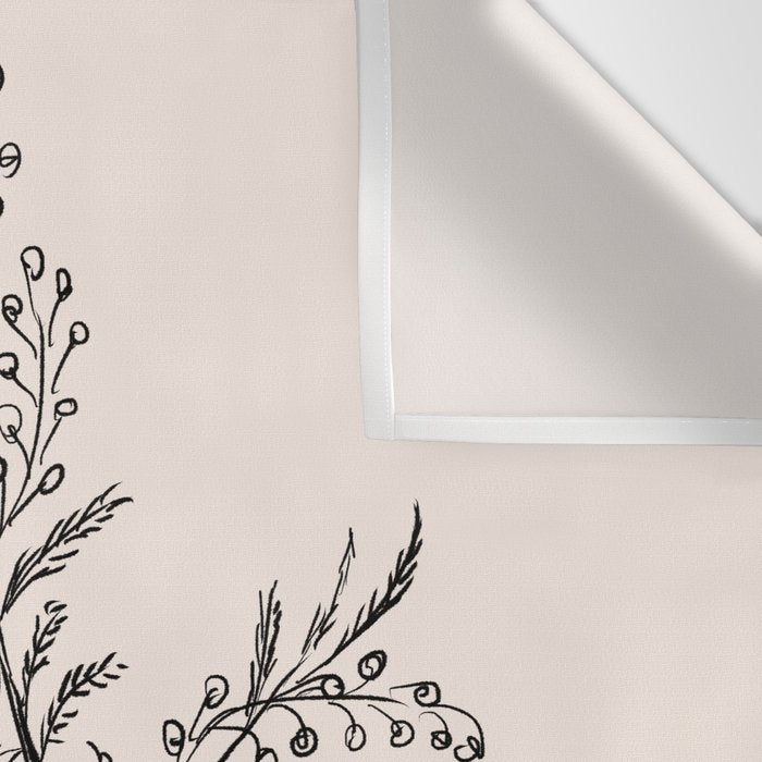 Minimal Acacia Branch Wall Tapestry Gallery Image 3