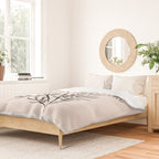 Minimal Acacia Branch Duvet Cover Gallery Image 2