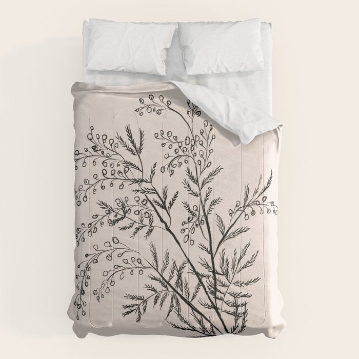Minimal Acacia Branch Comforter Gallery Image 6