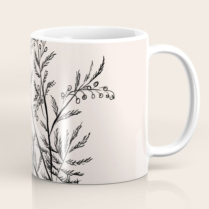 Minimal Acacia Branch Coffee Mug Gallery Image 1