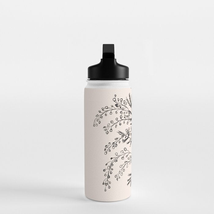 Minimal Acacia Branch Water Bottle Gallery Image 3