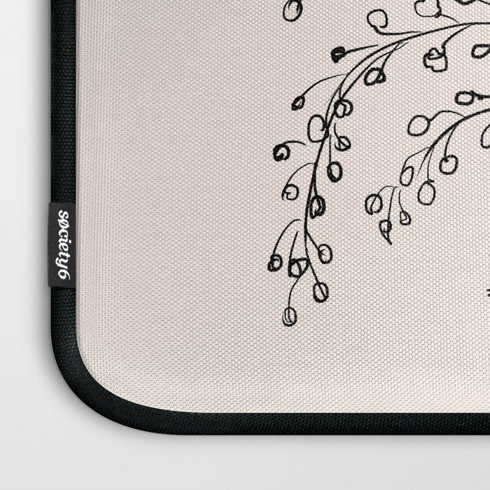 Minimal Acacia Branch Laptop Sleeve Gallery Image 3