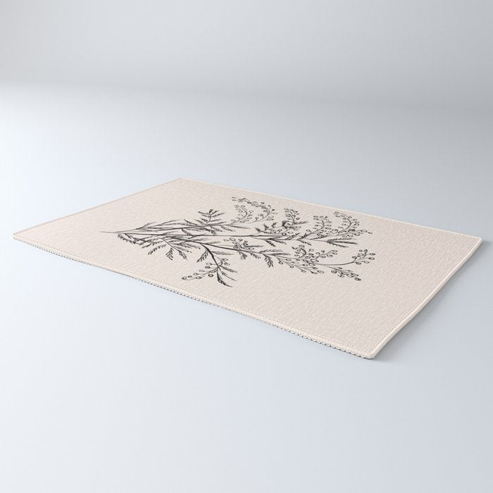 Minimal Acacia Branch Rug Gallery Image 3