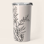 Minimal Acacia Branch Travel Mug Gallery Image 2