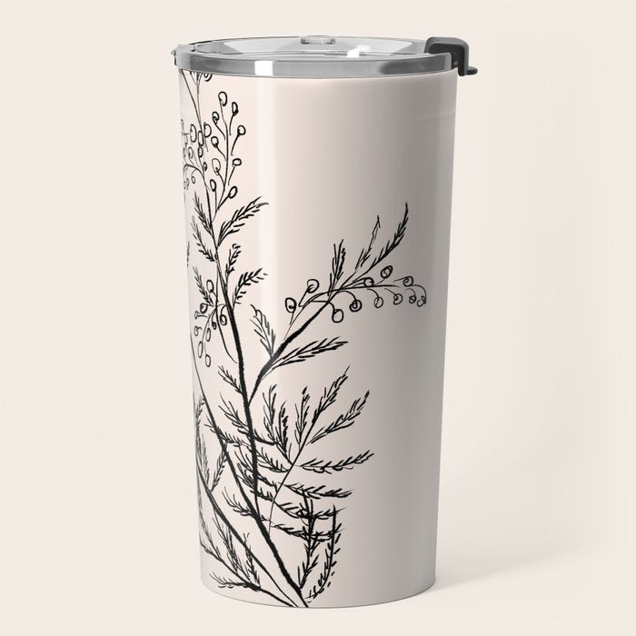 Minimal Acacia Branch Travel Mug Gallery Image 2