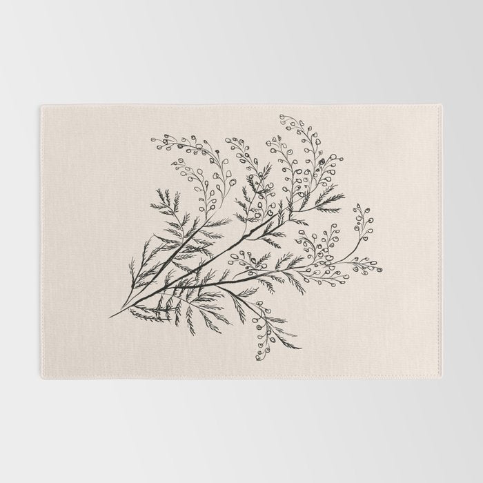 Minimal Acacia Branch Rug Gallery Image 2