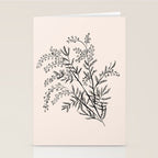 Minimal Acacia Branch Stationery Card Gallery Image 2