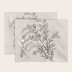 Minimal Acacia Branch Placemat Gallery Image 1