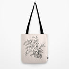 Minimal Acacia Branch Tote Bag Gallery Image 2
