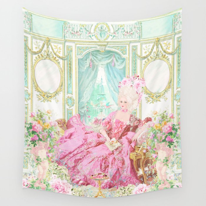 Marie Antoinette, Patisserie Jardin Wall Tapestry Gallery Image 4