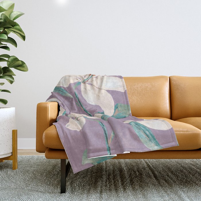 Spring Flowers 6 Throw Blanket Gallery Image 1