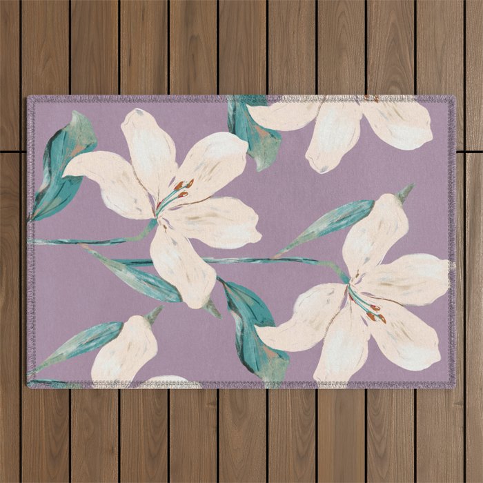 Spring Flowers 6 Outdoor Rug Gallery Image 1