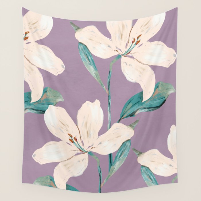 Spring Flowers 6 Wall Tapestry Gallery Image 4