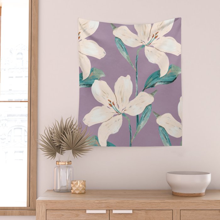 Spring Flowers 6 Wall Tapestry Gallery Image 2