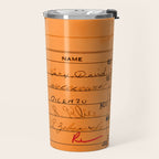 Library Card 23322 Orange Travel Mug Gallery Image 2