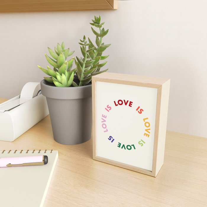 Love Is Love Mini Art Print Gallery Image 2