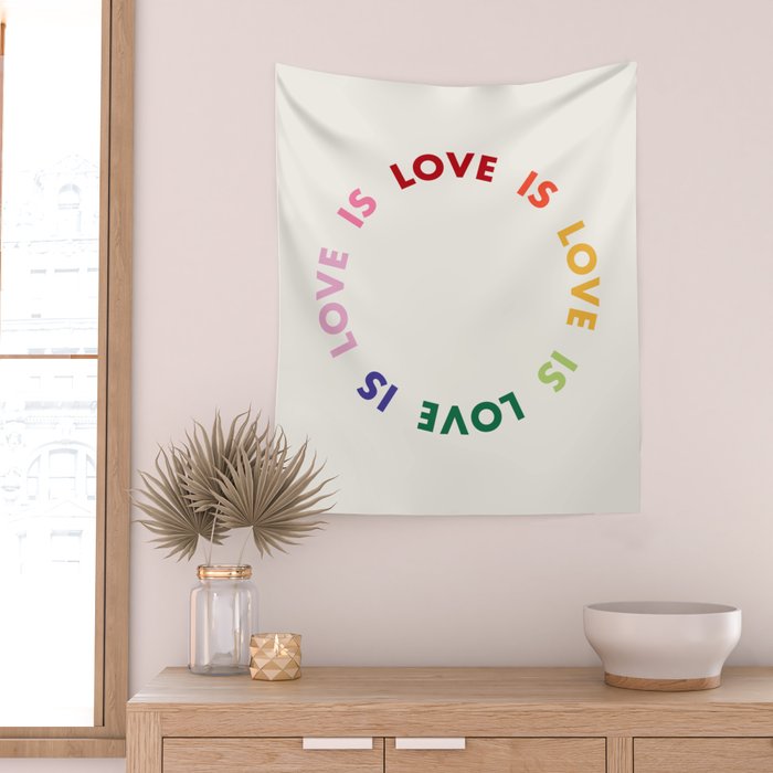 Love Is Love Wall Tapestry Gallery Image 2