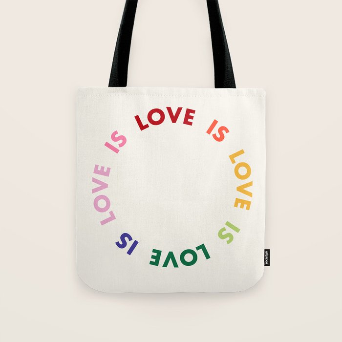 Love Is Love Tote Bag Gallery Image 1