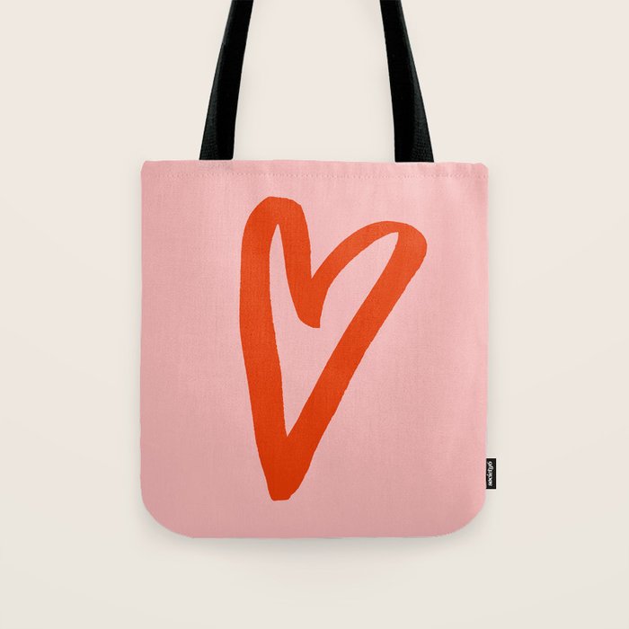 Heart Doodle Big 1 Tote Bag Gallery Image 1