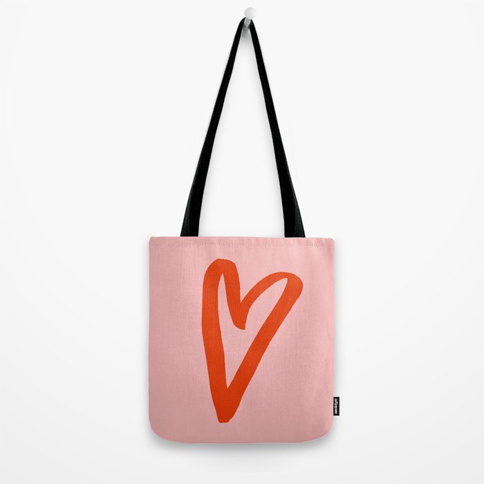 Heart Doodle Big 1 Tote Bag Gallery Image 2