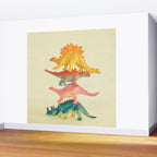 Dinosaur Antics Wall Mural Gallery Image 2