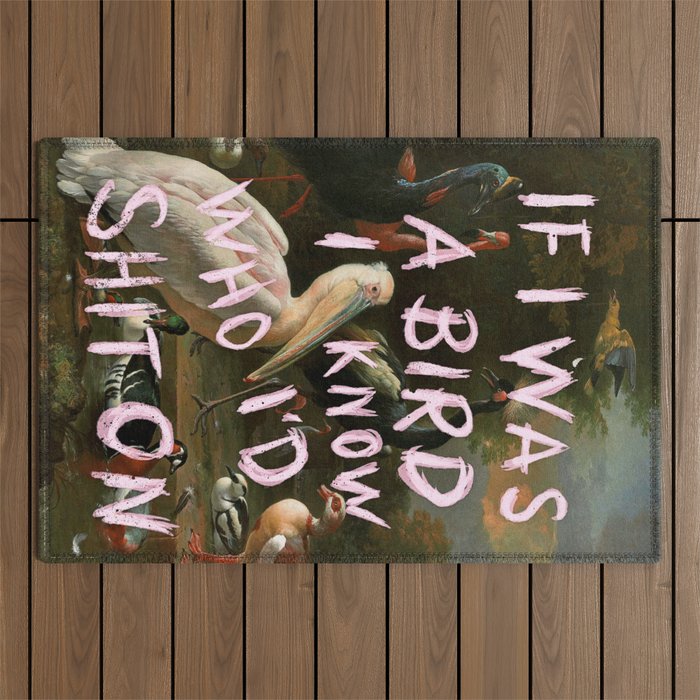 If I Was A Bird Outdoor Rug Gallery Image 1
