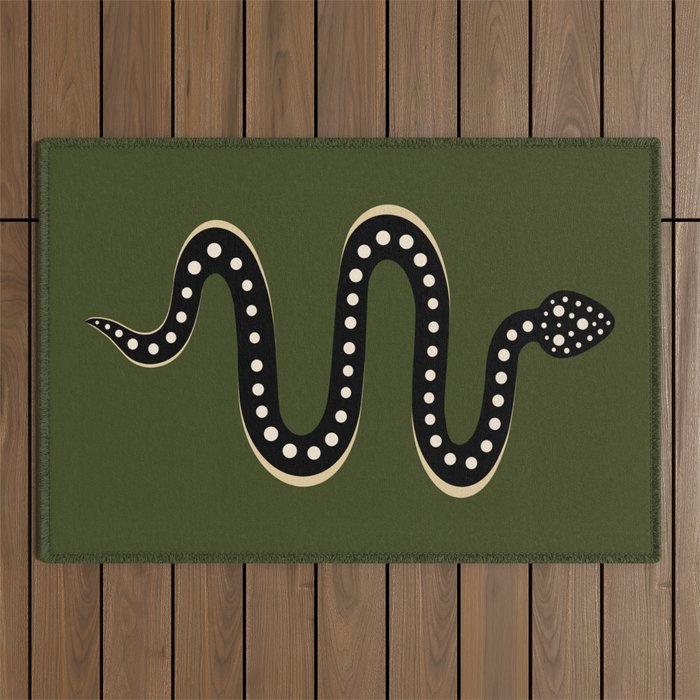 Minimal Snake XXXVI Outdoor Rug Gallery Image 1