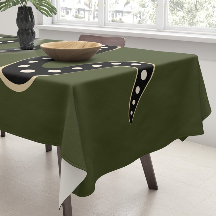 Minimal Snake XXXVI Tablecloth Gallery Image 3