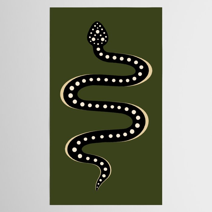 Minimal Snake XXXVI Tablecloth Gallery Image 2