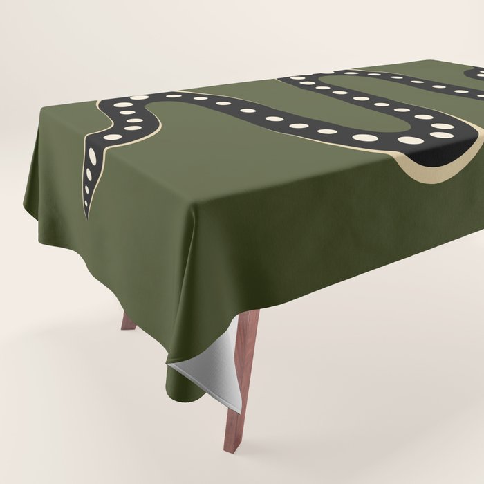 Minimal Snake XXXVI Tablecloth Gallery Image 1
