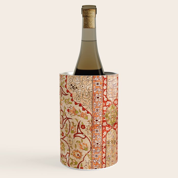 Hereke Northwest Anatolian Silk Rug Print Wine Chiller Gallery Image 3