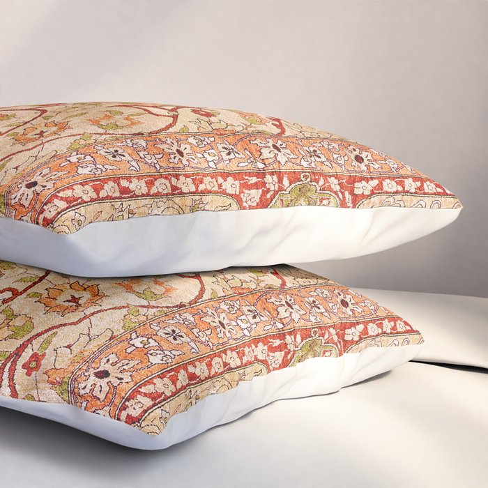 Hereke Northwest Anatolian Silk Rug Print Pillow Sham Gallery Image 3