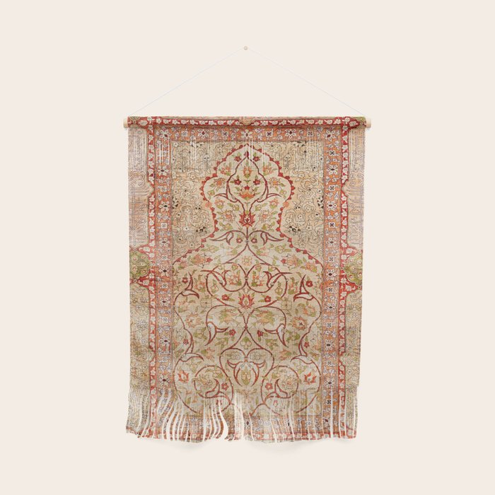 Hereke Northwest Anatolian Silk Rug Print Wall Hanging Gallery Image 1