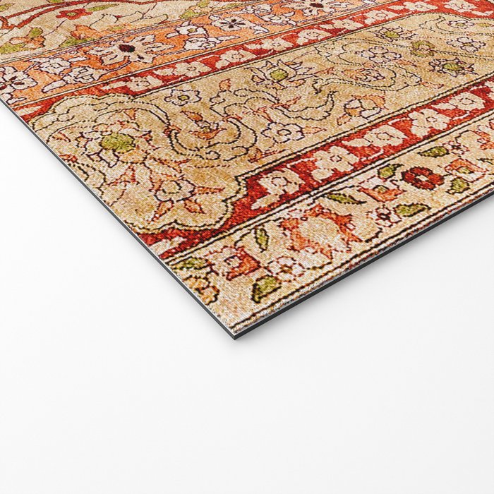 Hereke Northwest Anatolian Silk Rug Print Welcome Mat Gallery Image 2
