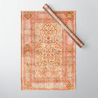 Hereke Northwest Anatolian Silk Rug Print Wrapping Paper Gallery Image 1