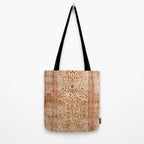 Hereke Northwest Anatolian Silk Rug Print Tote Bag Gallery Image 2