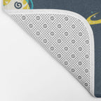 Pastel space pattern - dark Bath Mat Gallery Image 2