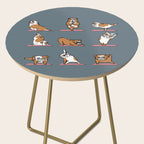 English Bulldog Yoga Side Table Gallery Image 2