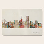 san francisco california Cutting Board Gallery Image 1