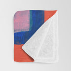 Ocean Pink Colourfield  Throw Blanket Gallery Image 3
