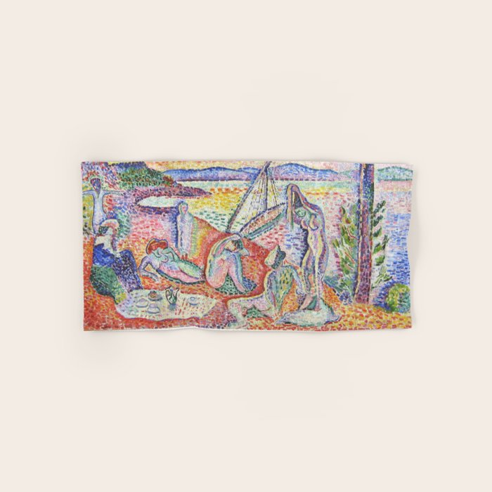 Henri Matisse 'Luxe, Calme et Volupte' Landscape Art Exhibition Bath Towel Gallery Image 1