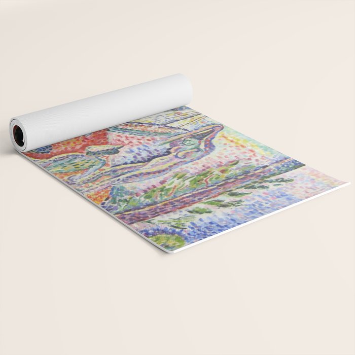 Henri Matisse 'Luxe, Calme et Volupte' Landscape Art Exhibition Yoga Mat Gallery Image 2