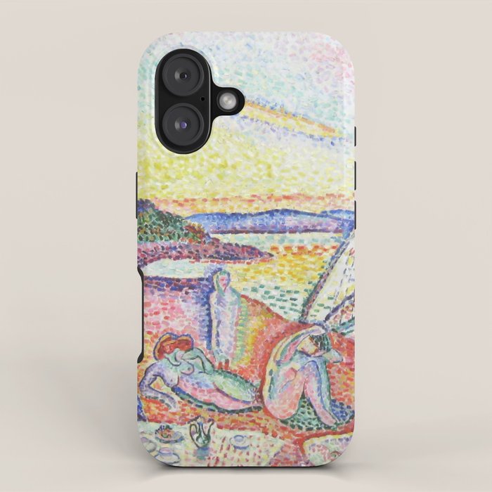 Henri Matisse 'Luxe, Calme et Volupte' Landscape Art Exhibition iPhone Case Gallery Image 1