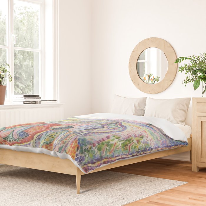Henri Matisse 'Luxe, Calme et Volupte' Landscape Art Exhibition Duvet Cover Gallery Image 2