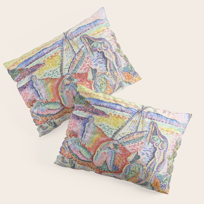 Henri Matisse 'Luxe, Calme et Volupte' Landscape Art Exhibition Pillow Sham Gallery Image 1