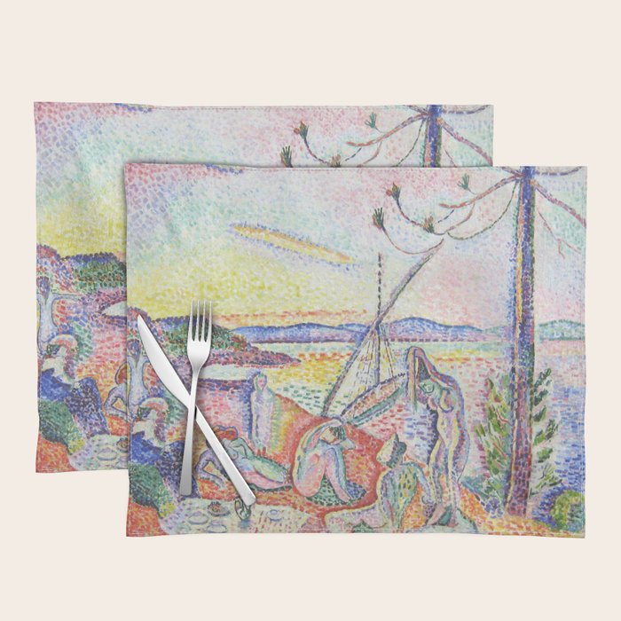 Henri Matisse 'Luxe, Calme et Volupte' Landscape Art Exhibition Placemat Gallery Image 1
