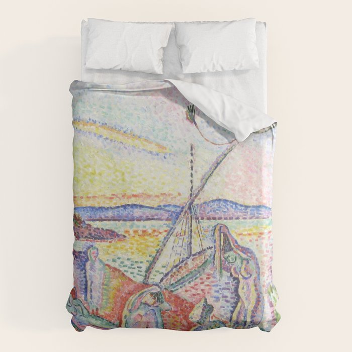 Henri Matisse 'Luxe, Calme et Volupte' Landscape Art Exhibition Duvet Cover Gallery Image 6