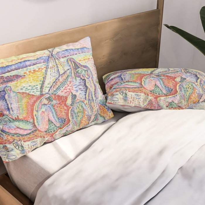 Henri Matisse 'Luxe, Calme et Volupte' Landscape Art Exhibition Pillow Sham Gallery Image 2